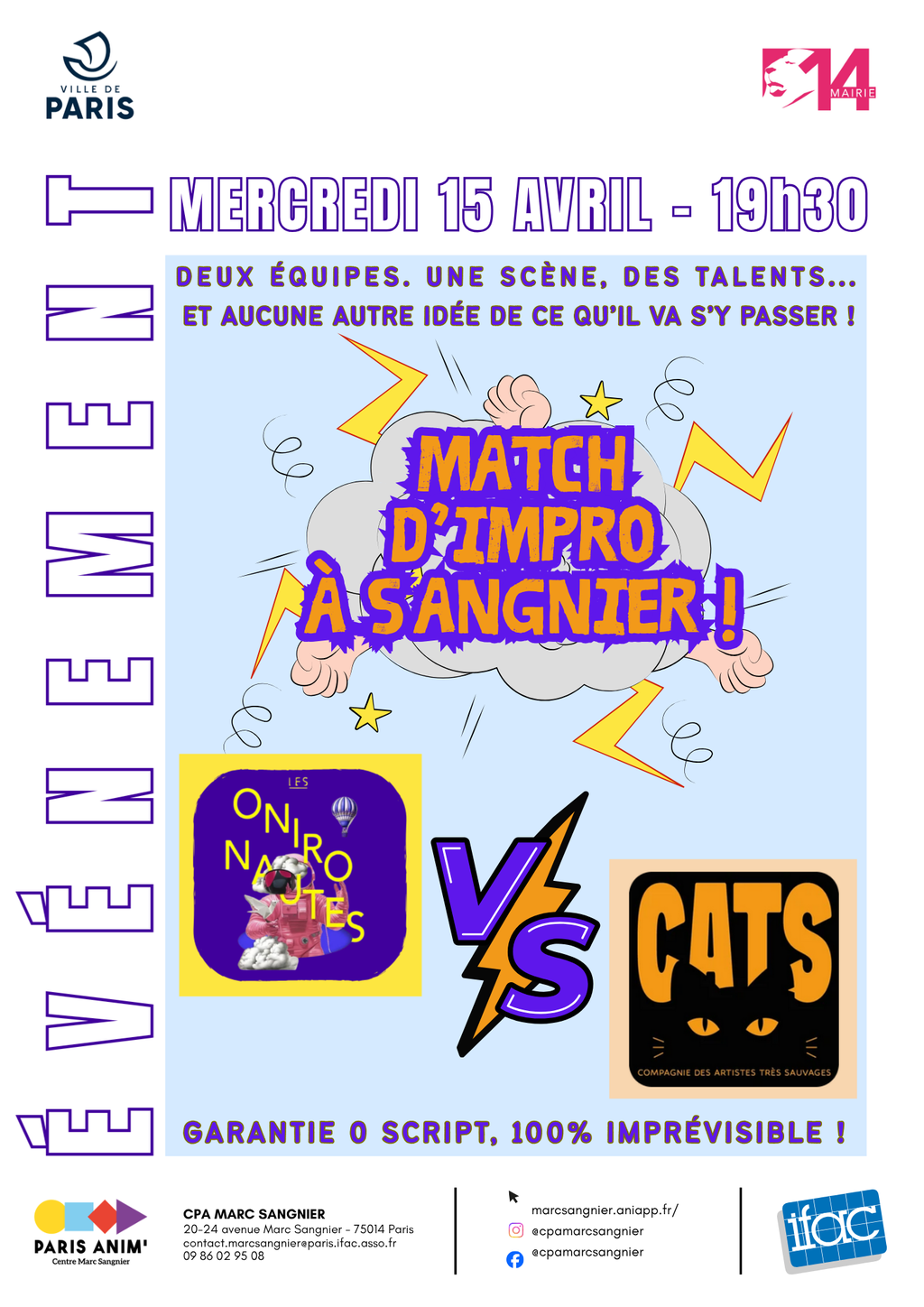 Événement : Match d'Impro