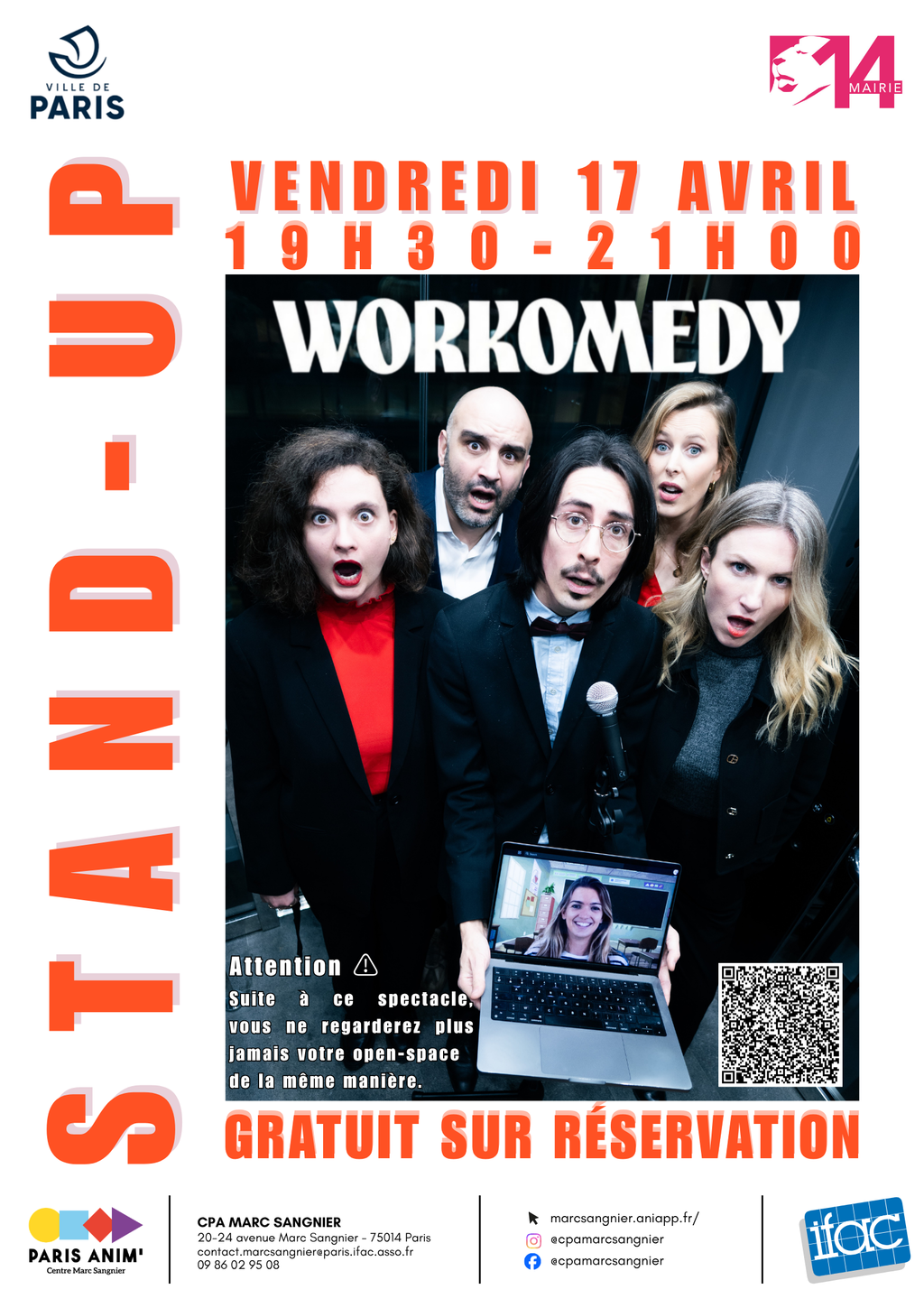 Événement : Stand-up Workomedy 