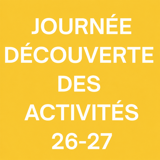 Journées Découverte des activités