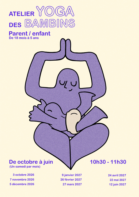 Ateliers mensuels Yoga des bambins